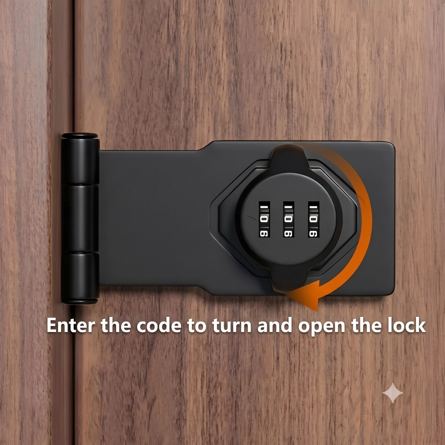 Combination lock for cabinets and doors