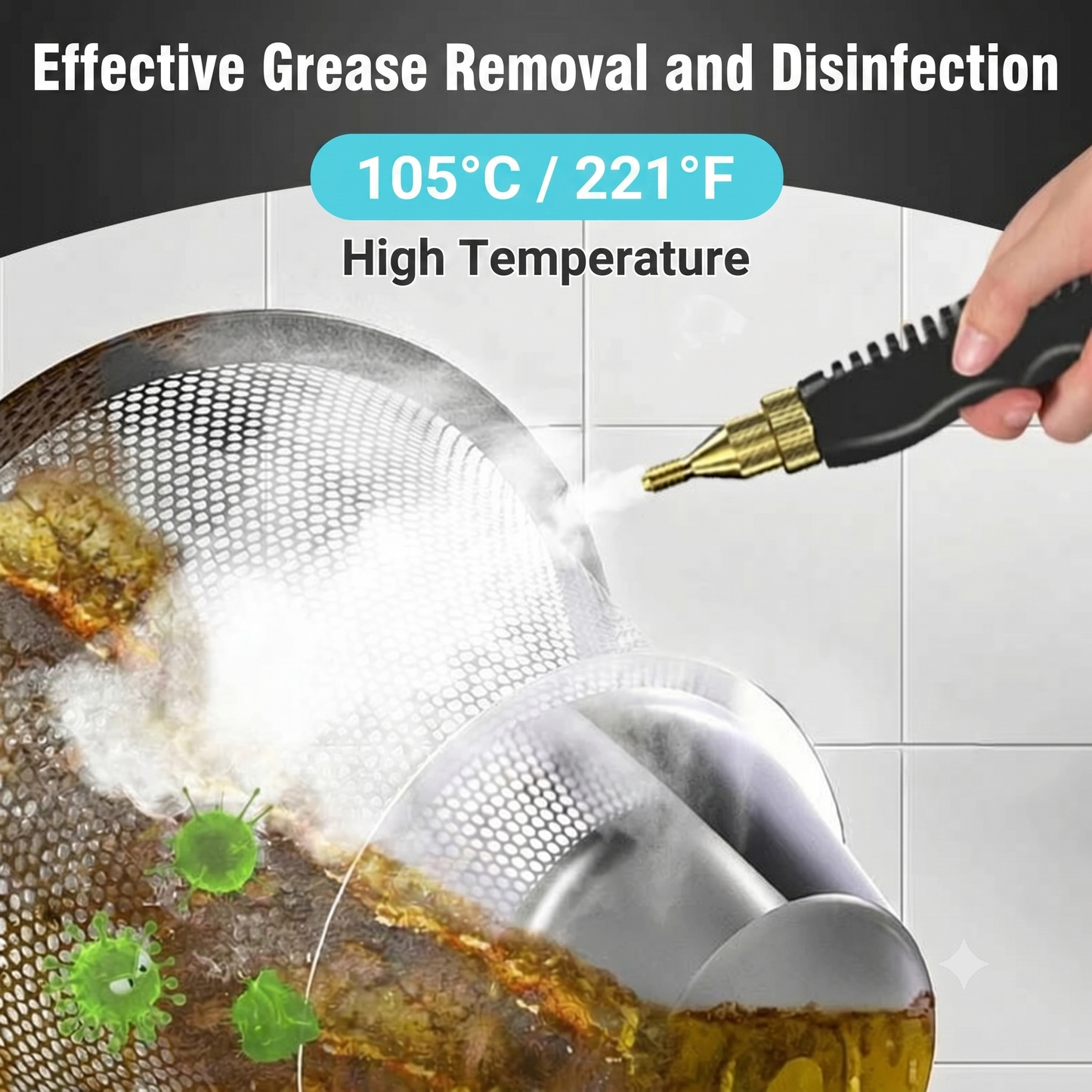 2500W Handheld Steam Cleaner
