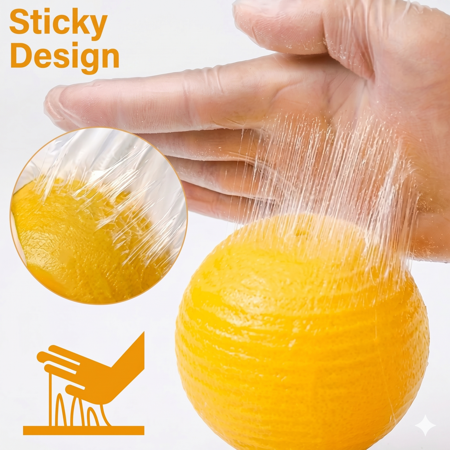 Sticky fruit fly trap ball with stand & LED