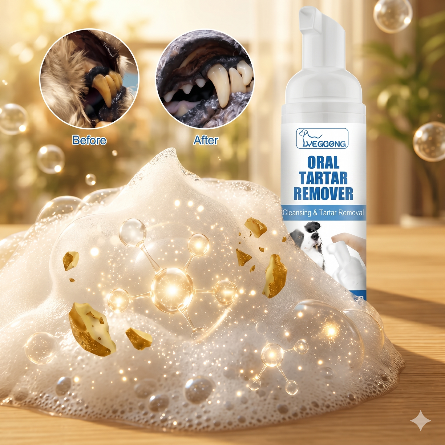 Tartar removal spray for dogs & cats
