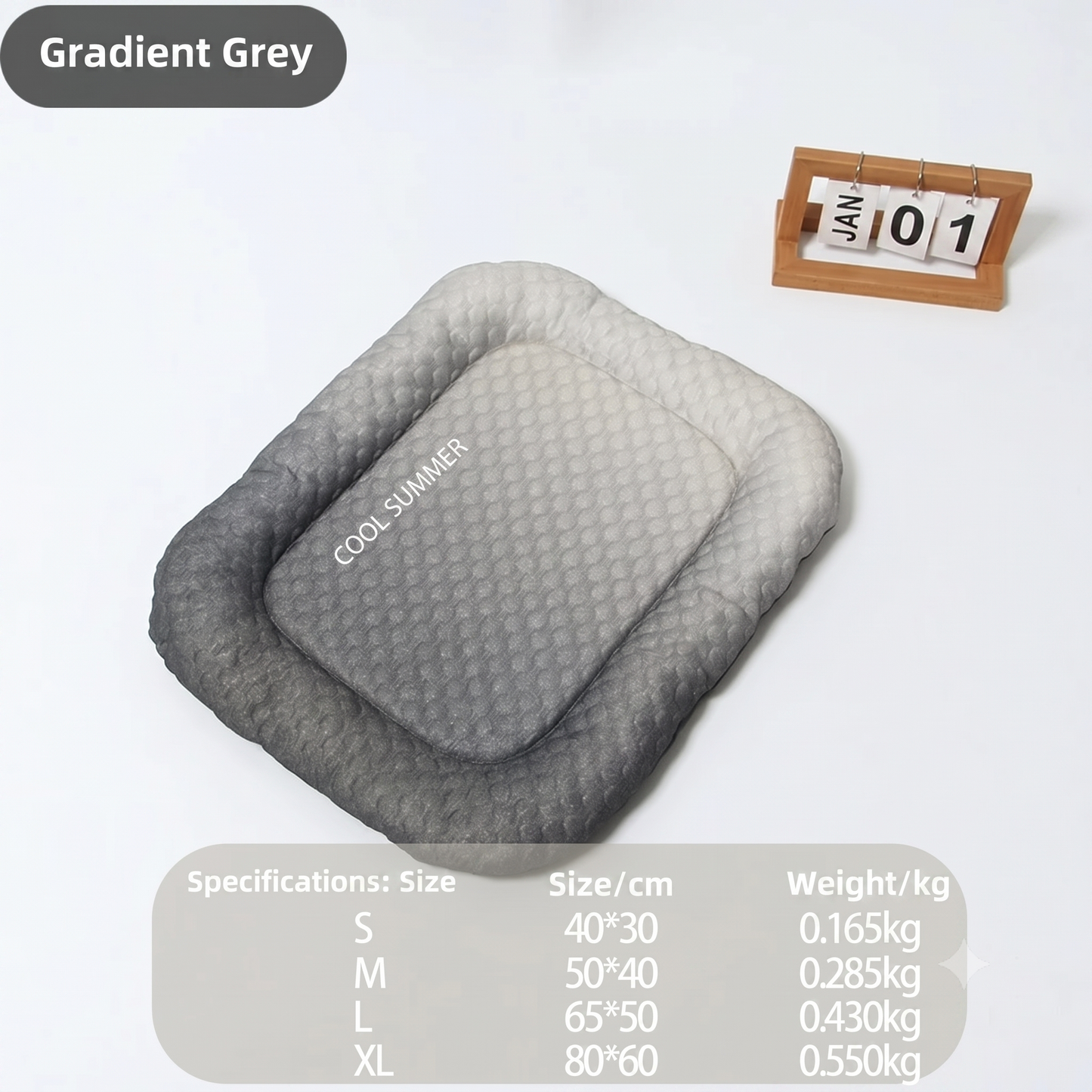 Ice silk cooling mat for dog and cat