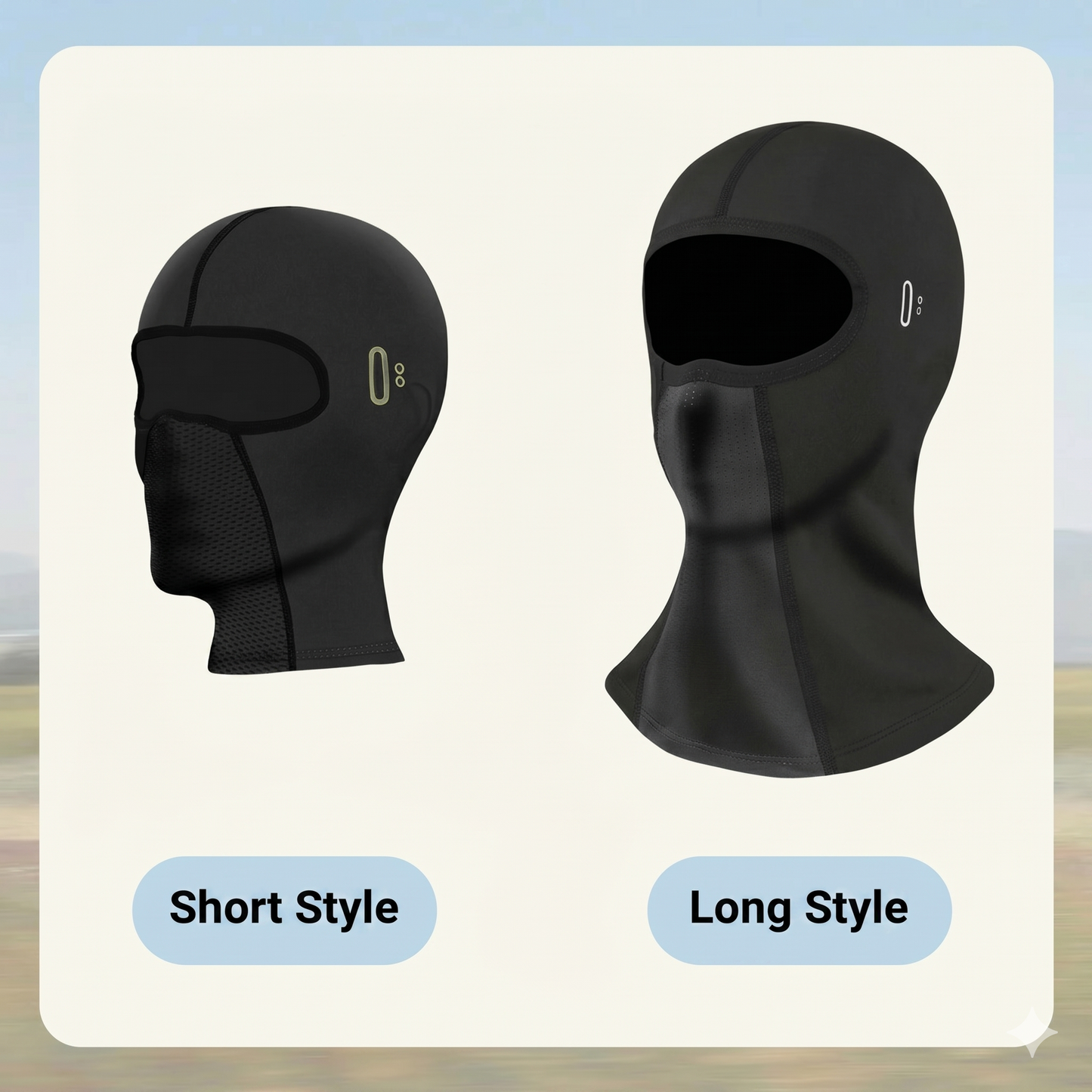 Windproof full face mask, quick-dry and sun-protective
