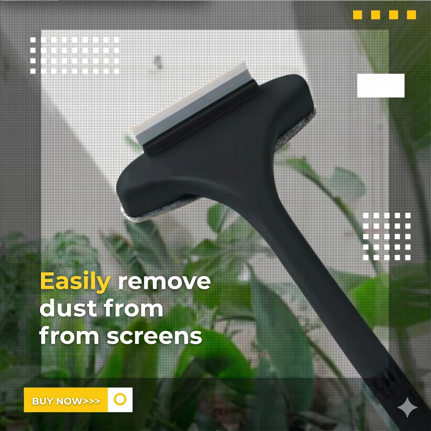 2-in-1 Multifunctional Screen and Window Brush