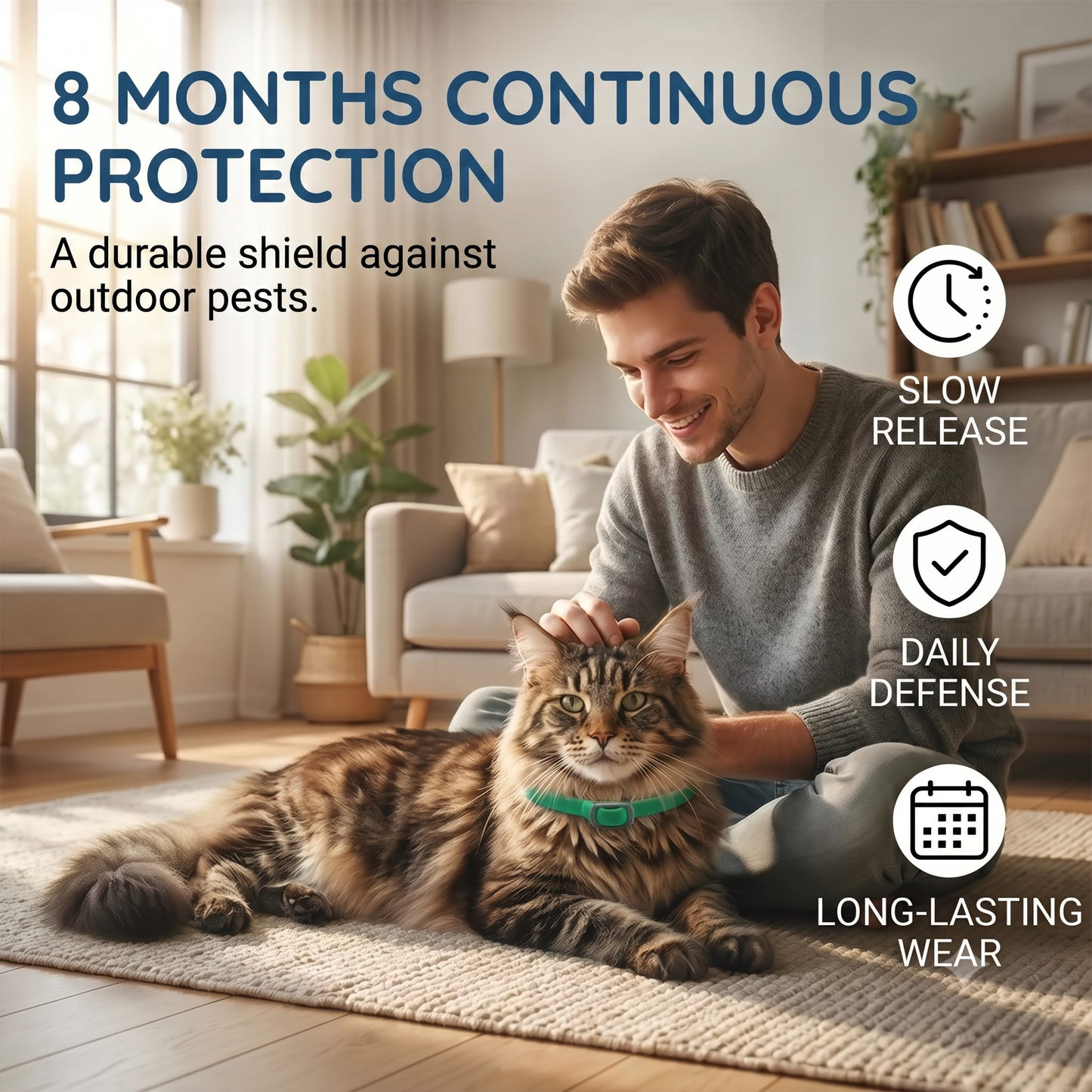 Flea and tick collar for pets