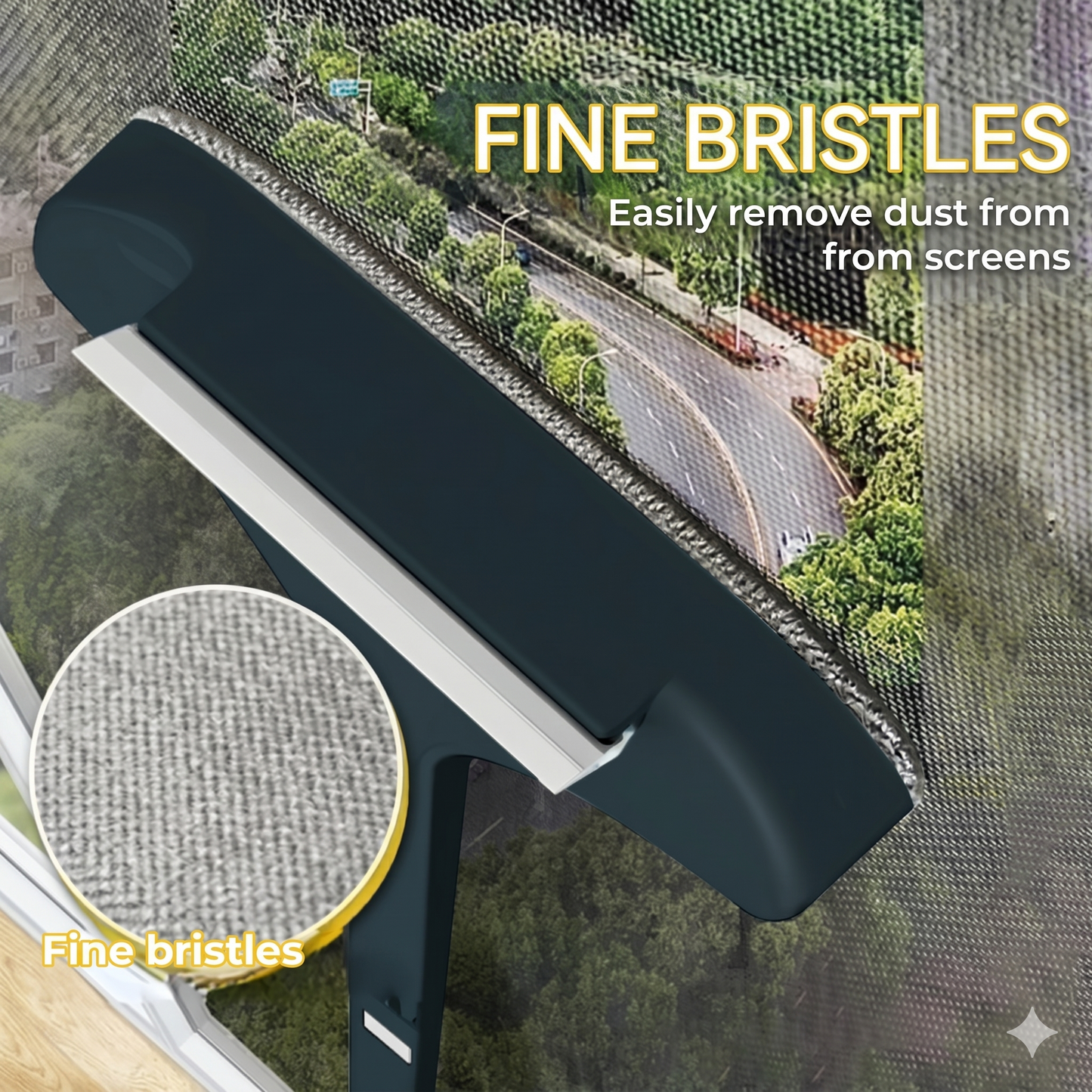 2-in-1 Multifunctional Screen and Window Brush