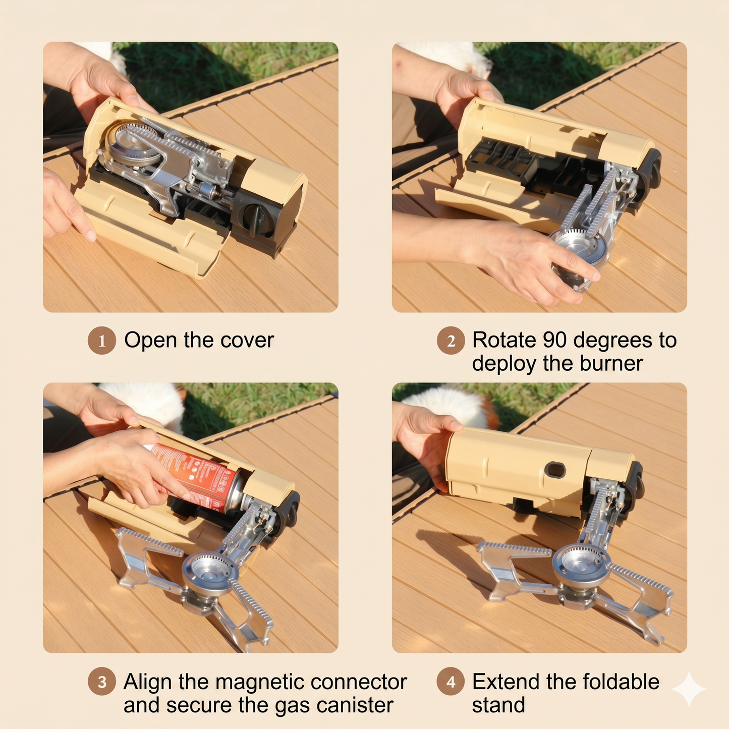 Portable foldable heater