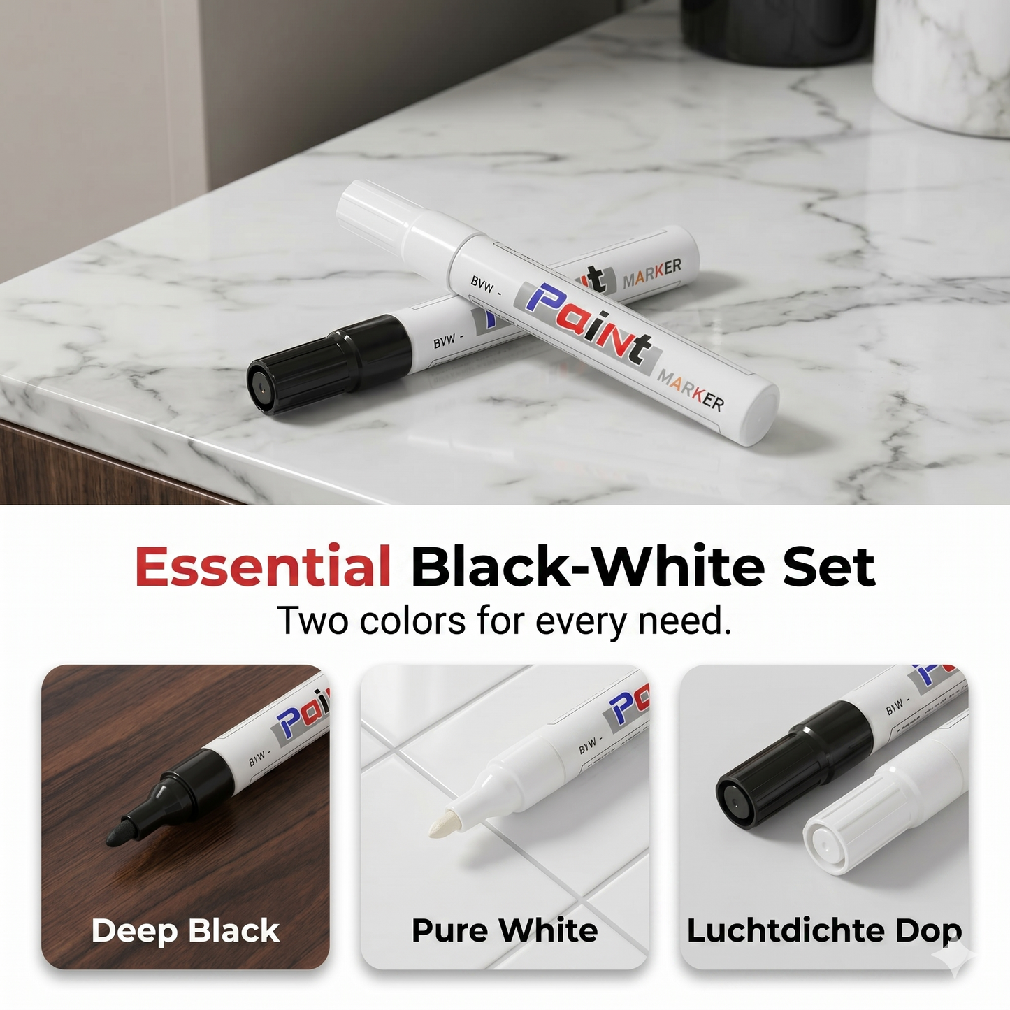 Waterproof oil-based paint marker for ceramics
