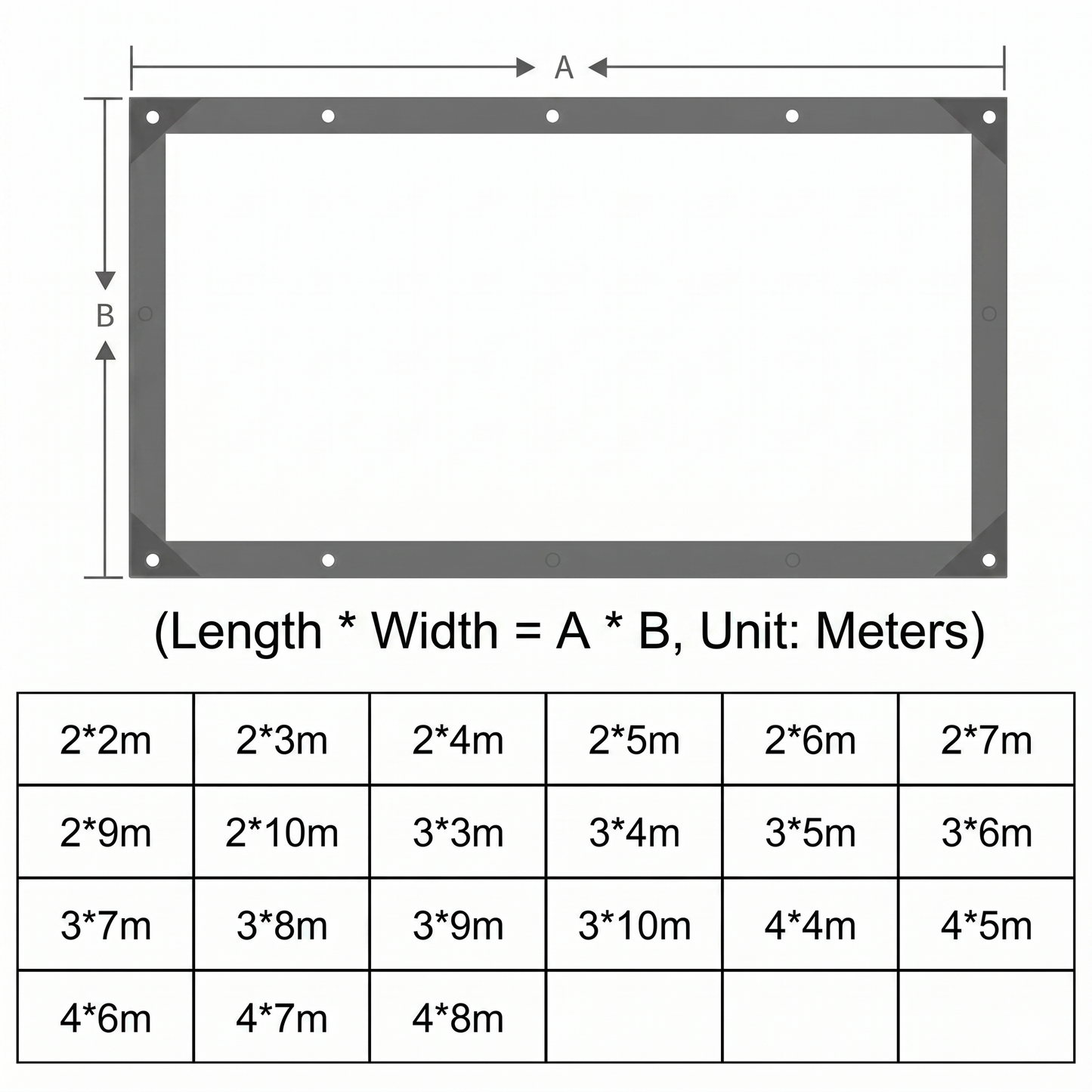Sturdy, transparent, waterproof and insulated tarpaulin