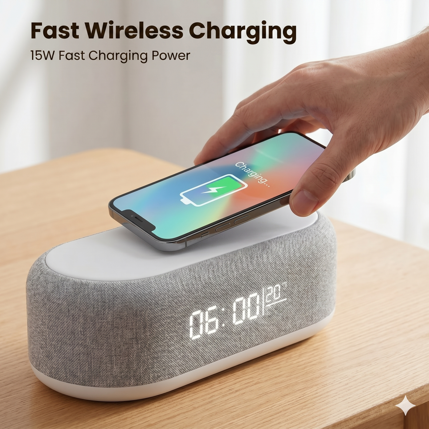 All-in-one 6-in-1 wireless 15W charging station
