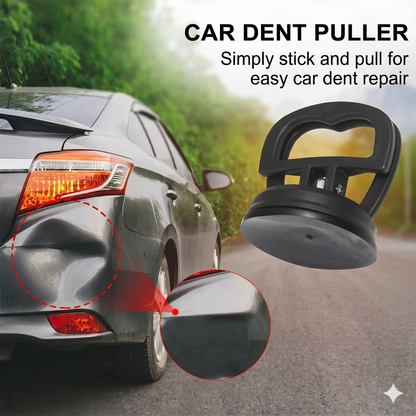 Car body dent remover puller cups