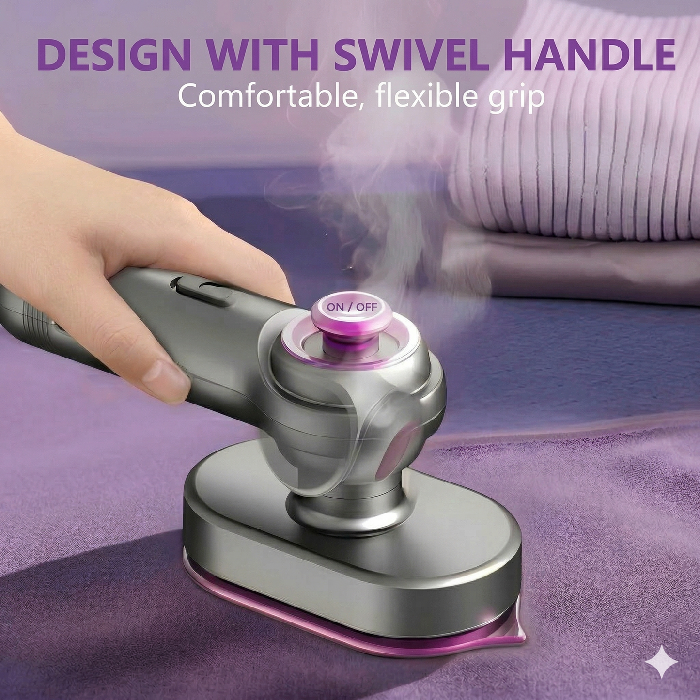 Portable handheld clothes steamer