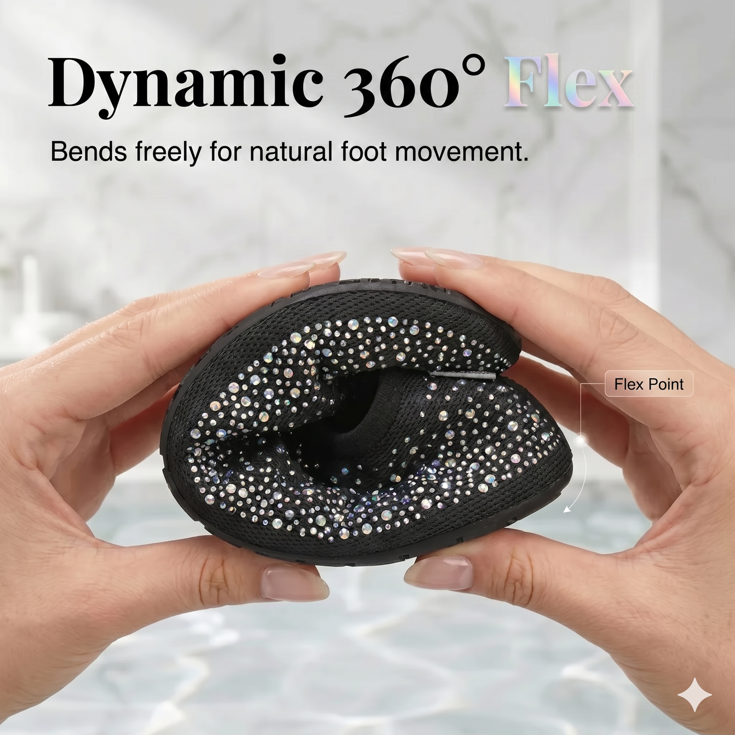 Quick-drying water shoes for beach walking