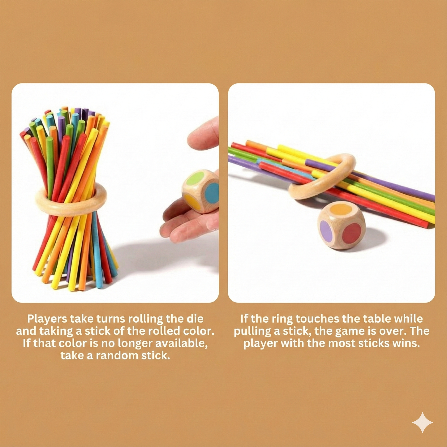 Wooden Sticks Game: Focus & Color