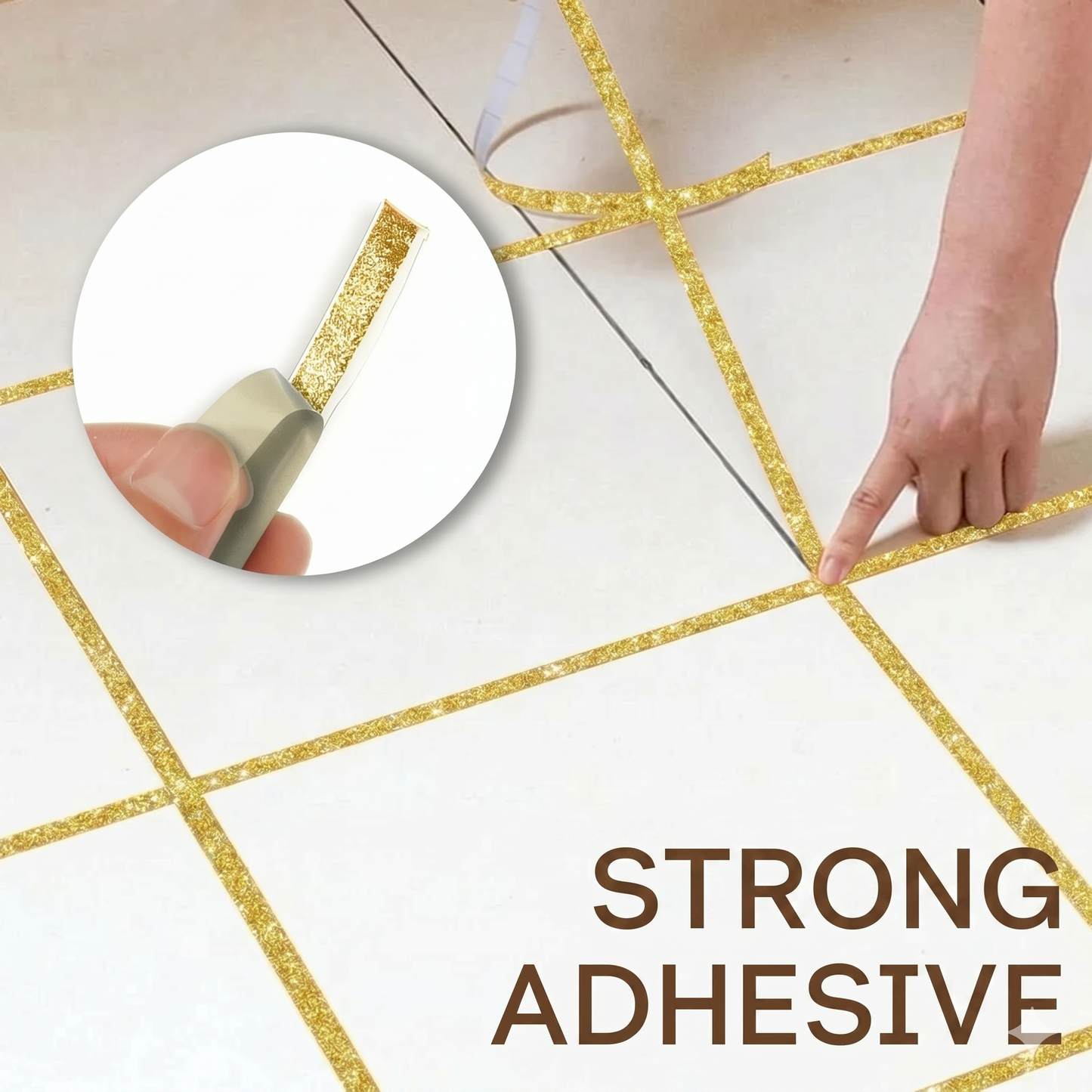 Self-adhesive sealing strip