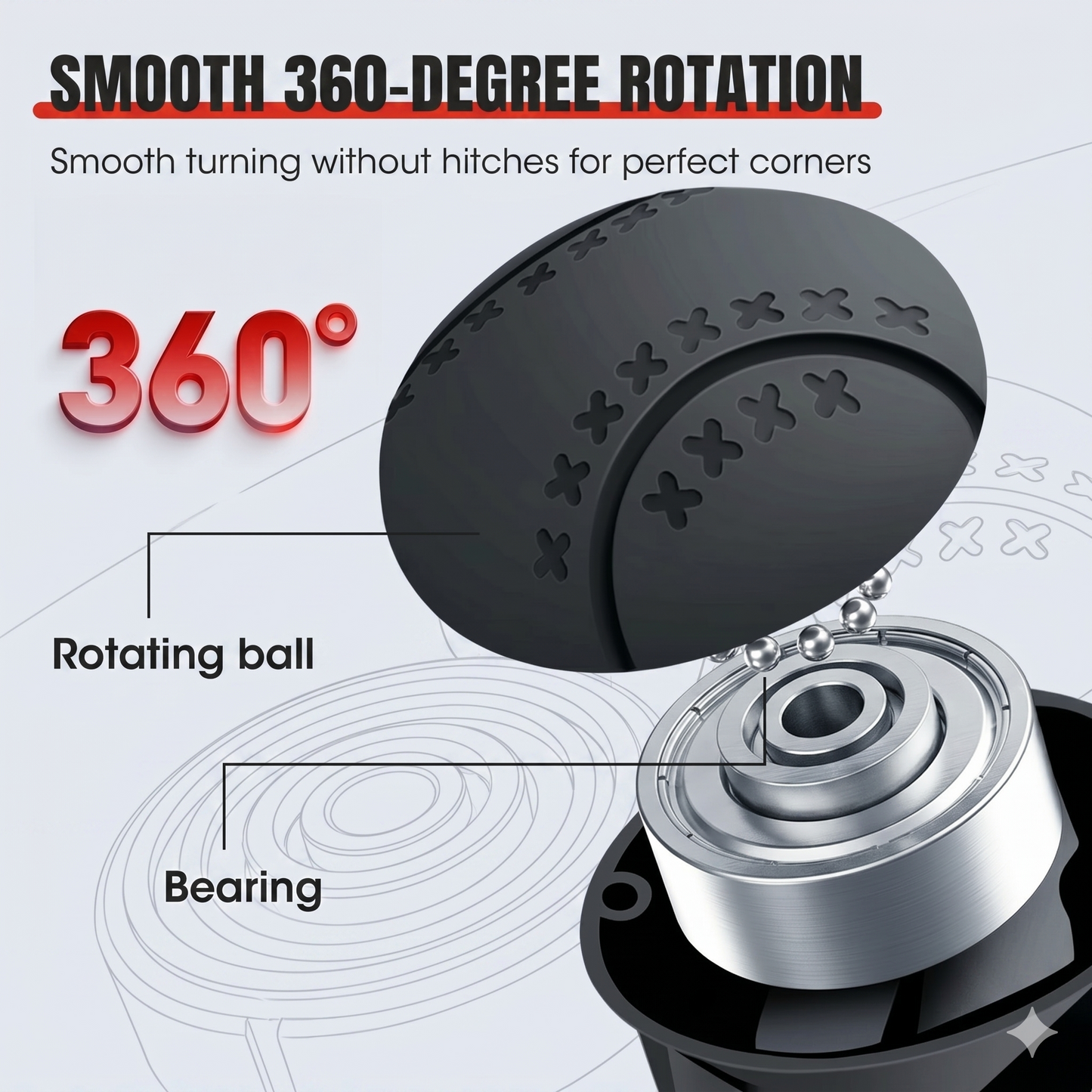 Anti-slip silicone grip