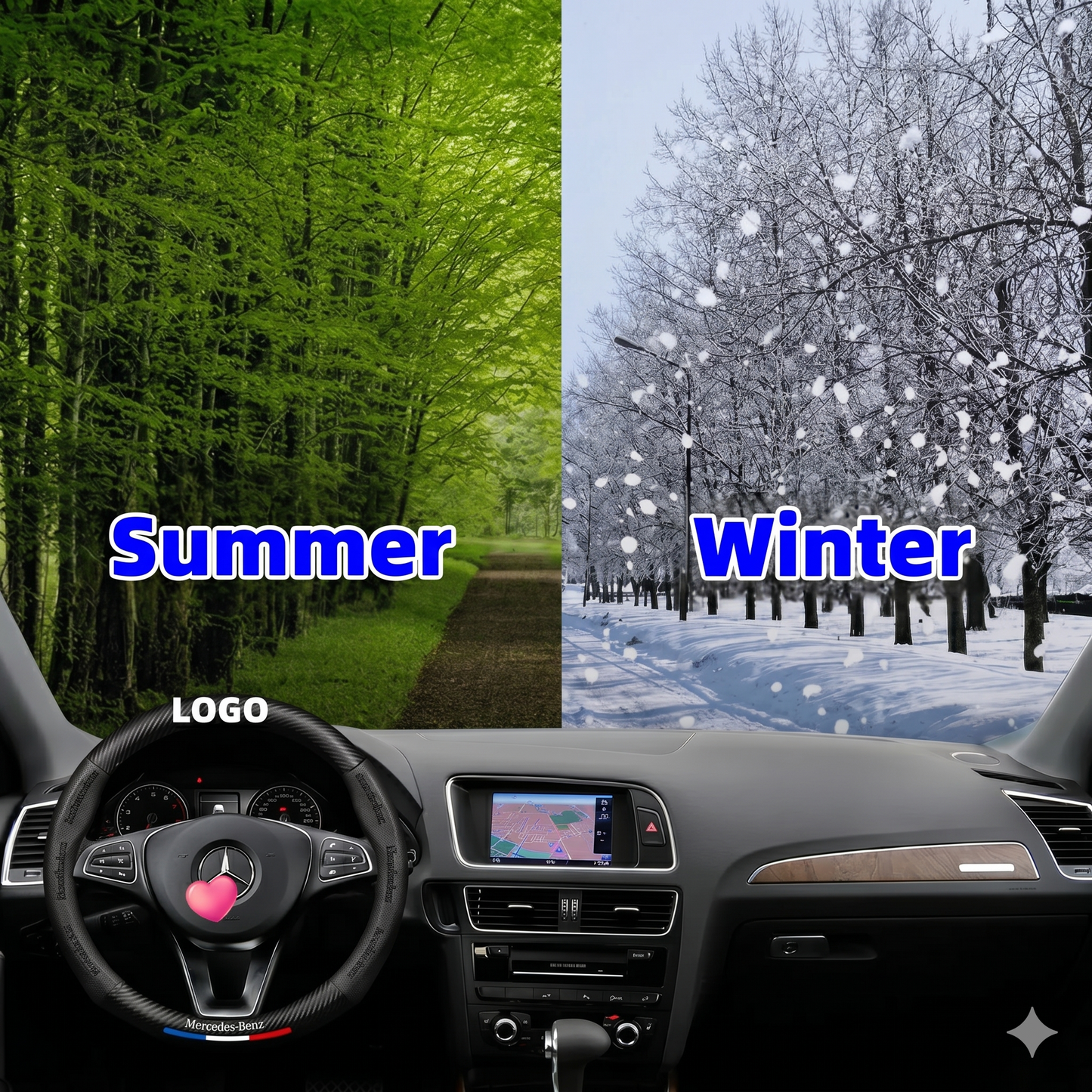 Custom steering wheel cover – protect your steering wheel and get more grip