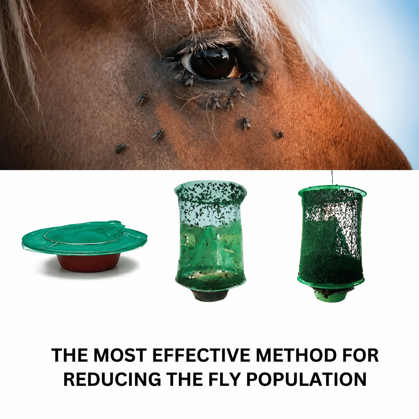 Reusable outdoor fly trap