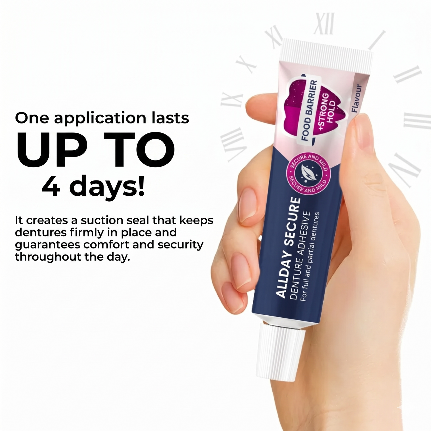 Allday Secure – strong denture adhesive