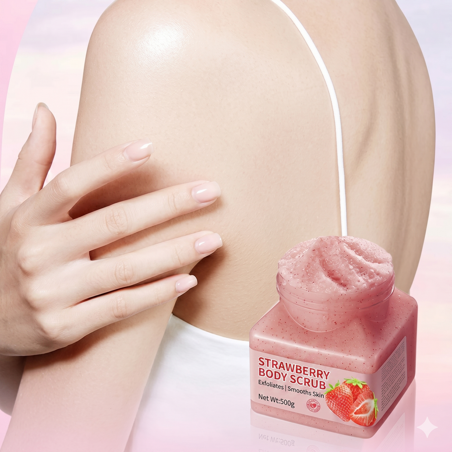 Deep cleaning body scrub