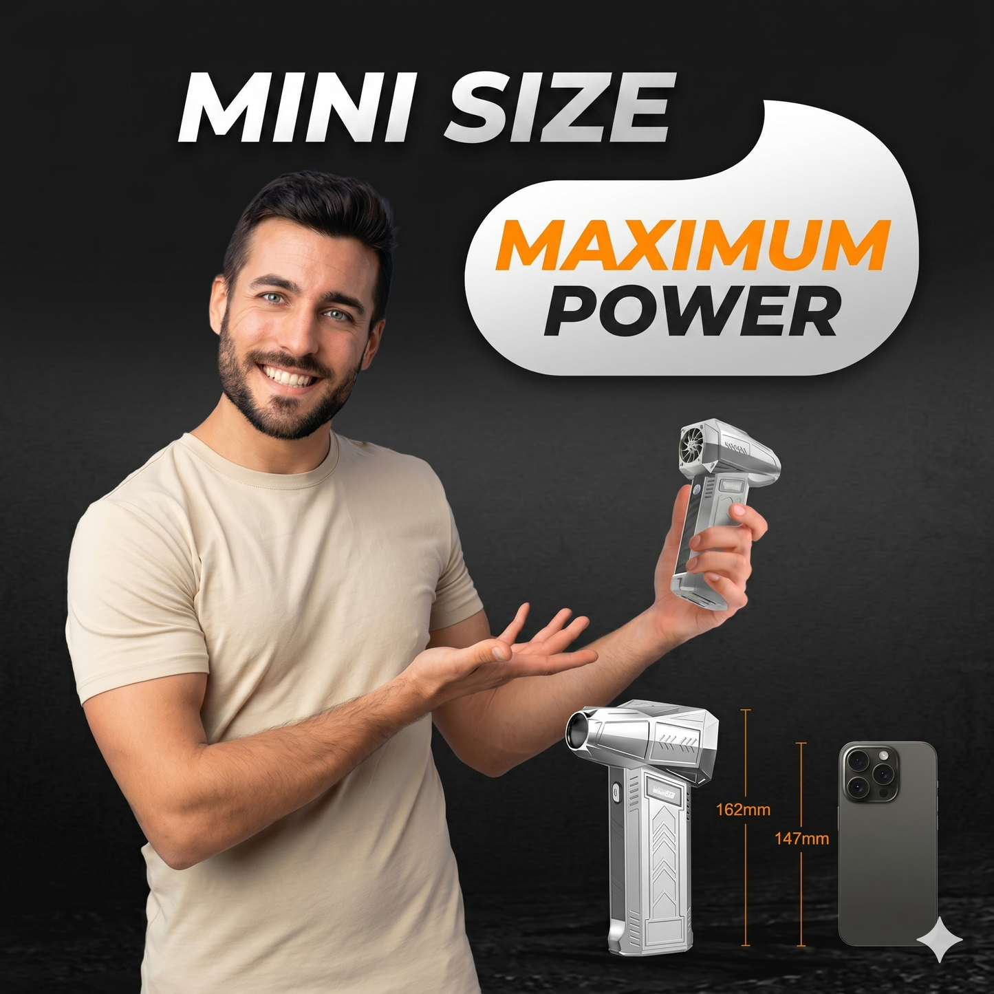 Powerful turbo fan