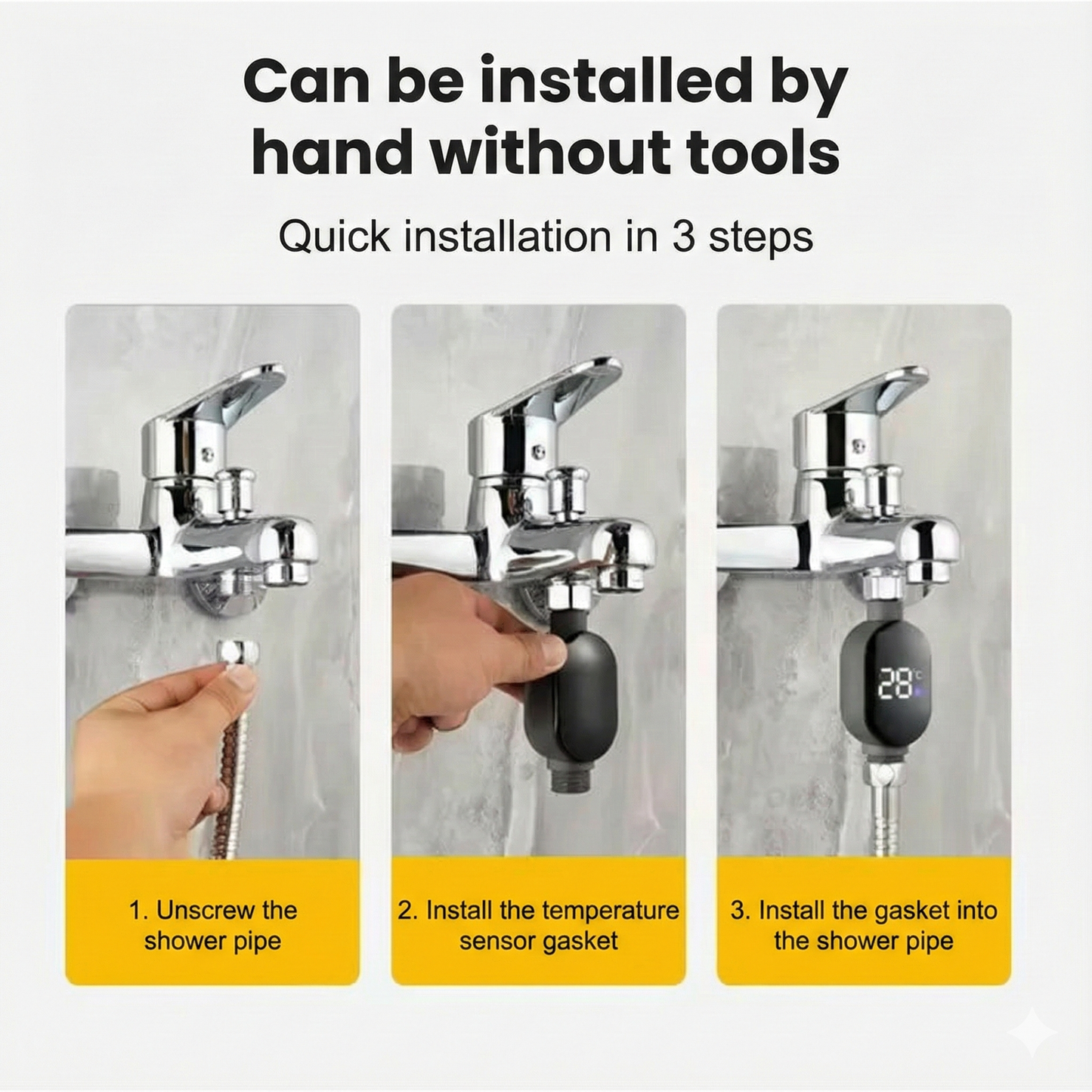 Smart Shower Temperature Display