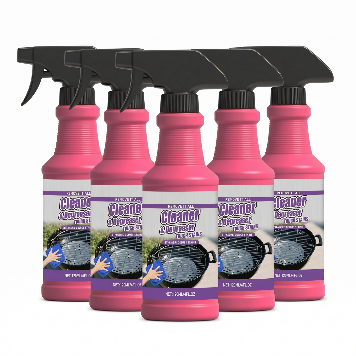 Powerful degreasing spray