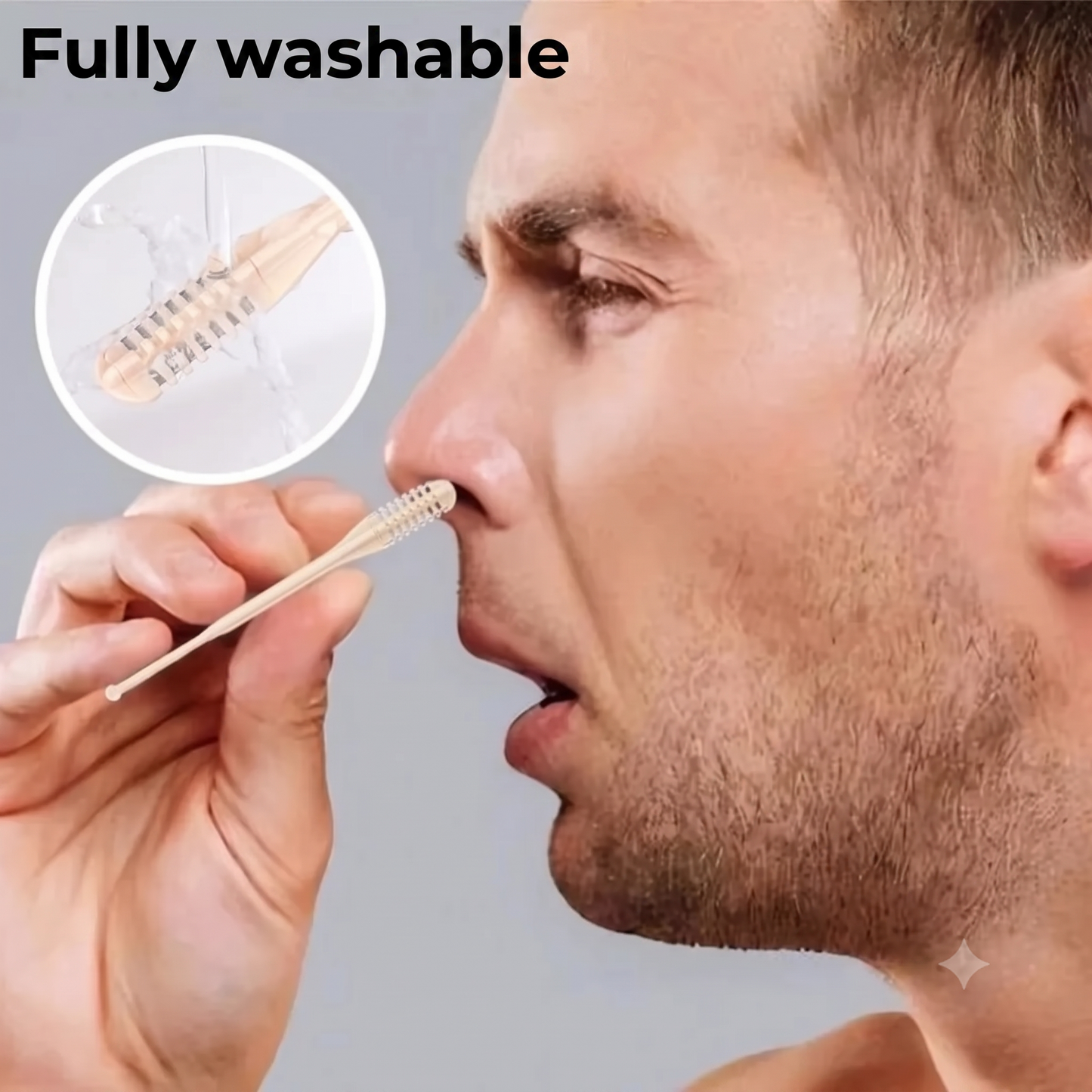Manual nose and ear hair trimmer (10 pieces)