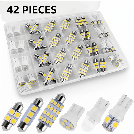 42-Piece Car Interior Lighting Set