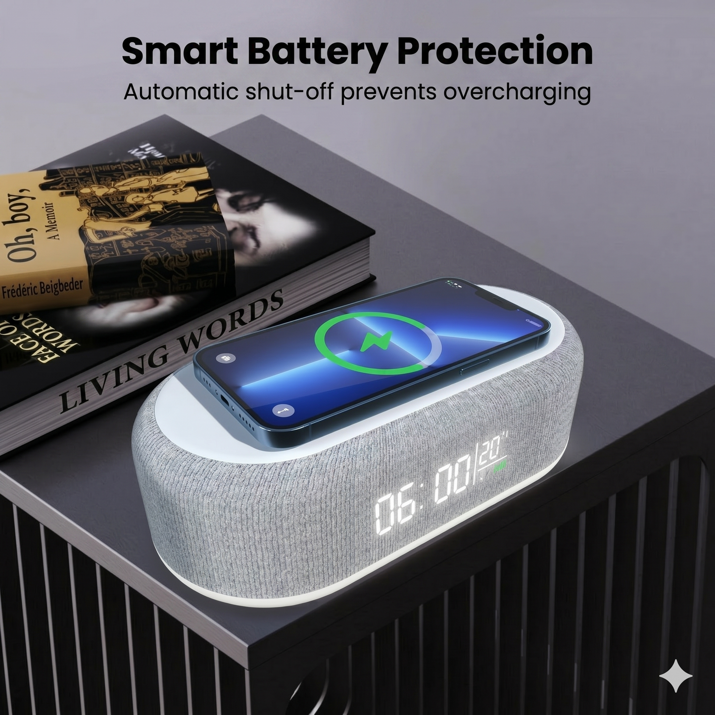 All-in-one 6-in-1 wireless 15W charging station