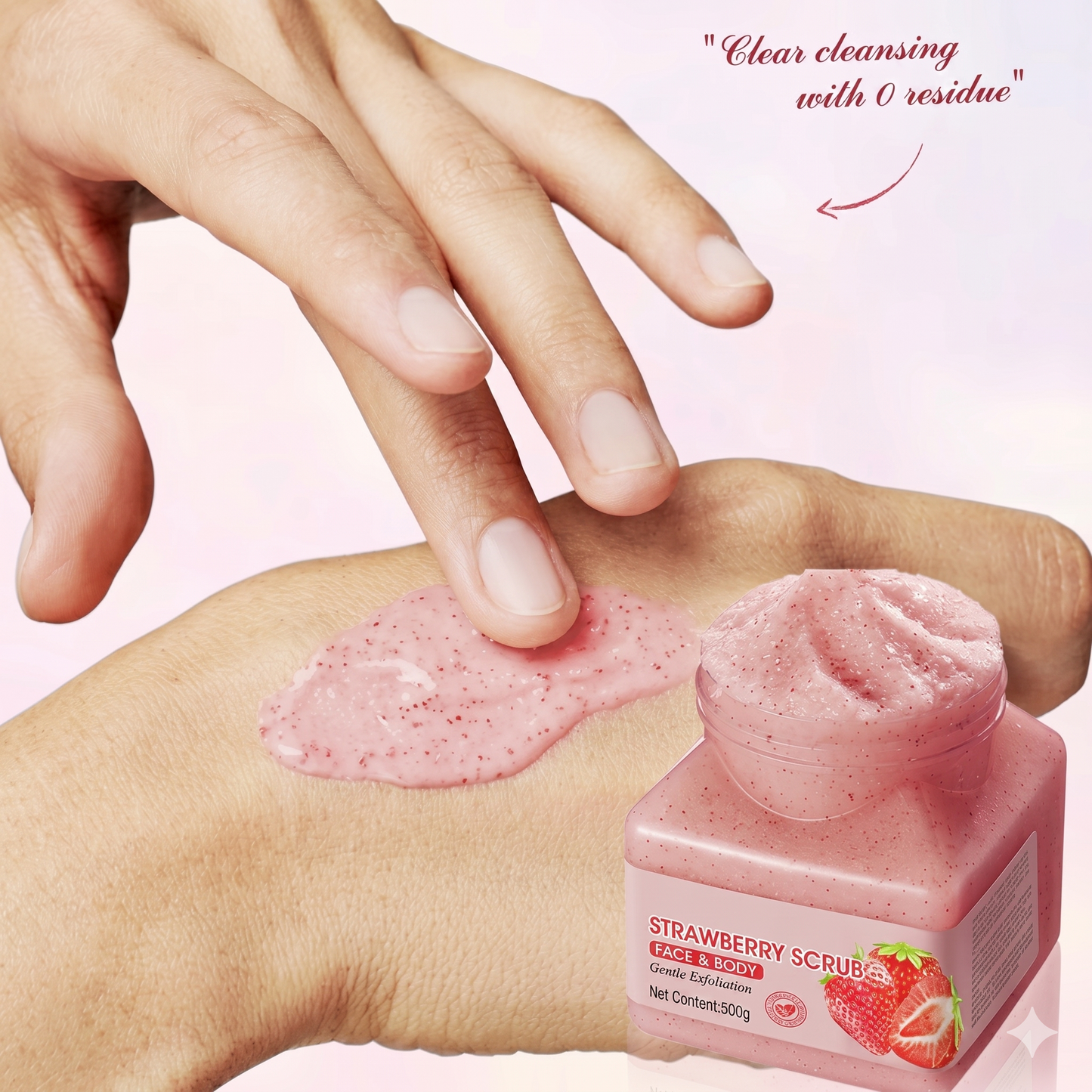 Deep cleaning body scrub