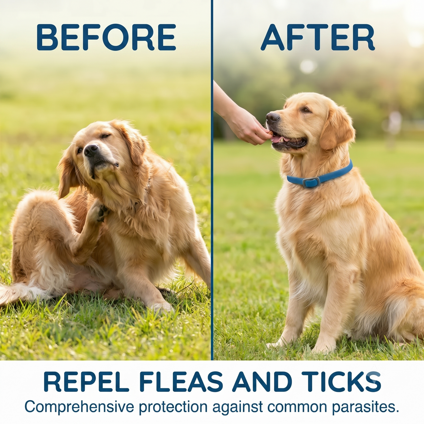 Flea and tick collar for pets