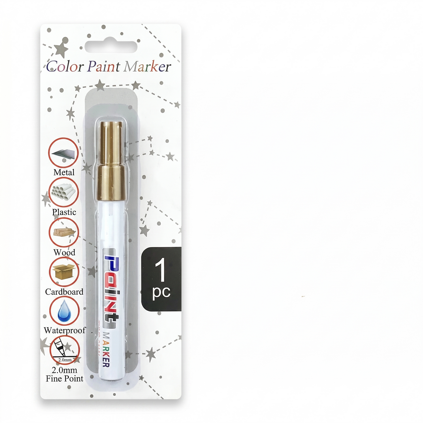 Waterproof oil-based paint marker for ceramics
