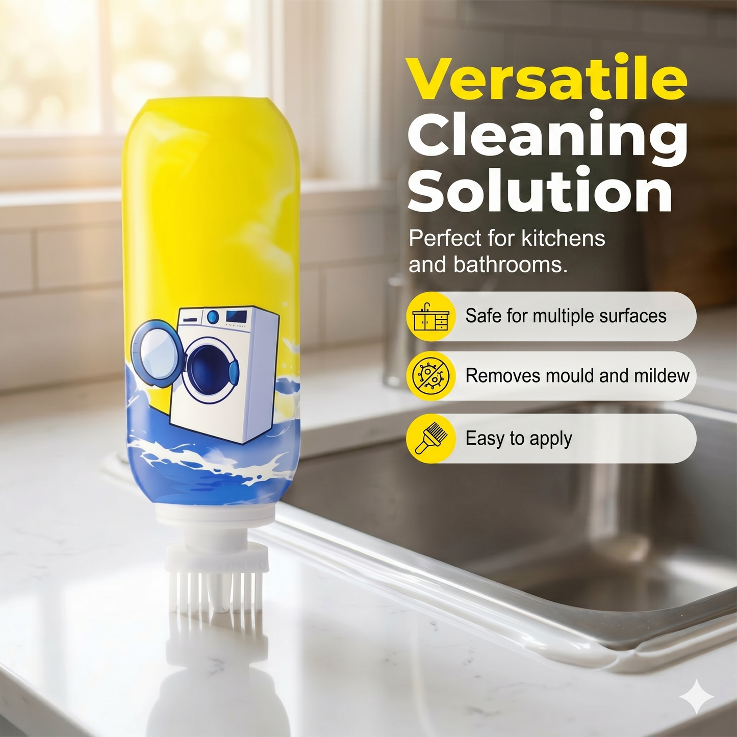 Deep cleaning mold removal gel