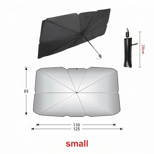 Sun protection for the car windshield