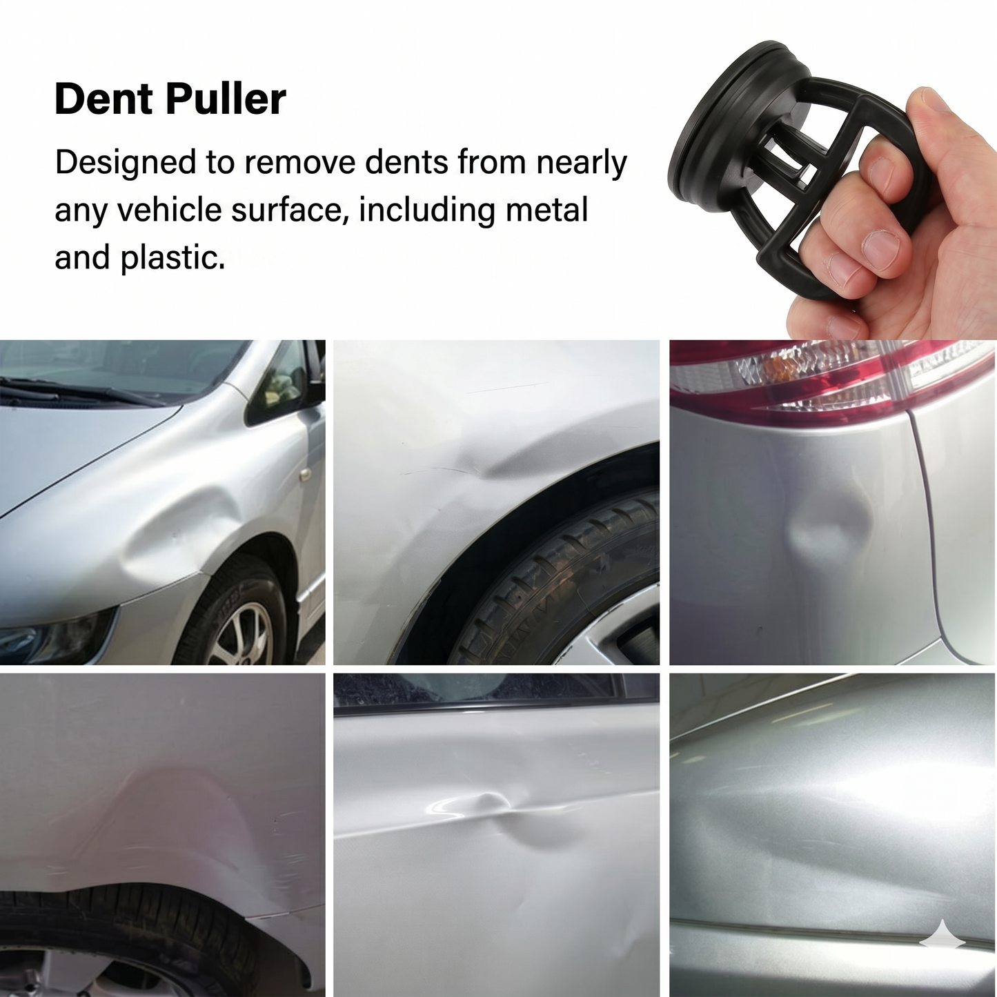 Car body dent remover puller cups
