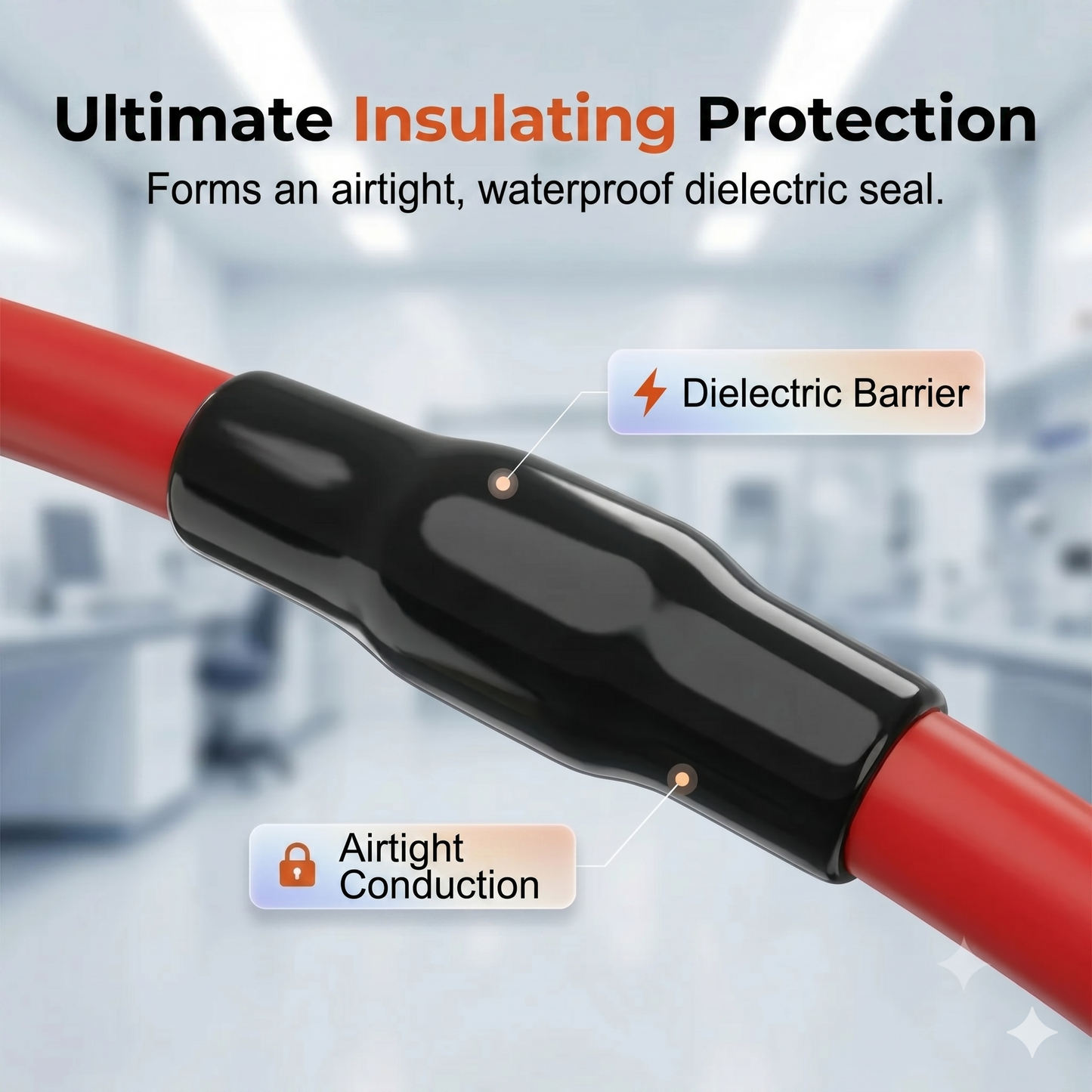 Liquid electrical insulation tape as a sealant