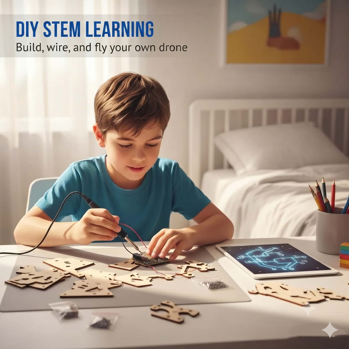This building kit turns your child into a mini-engineer