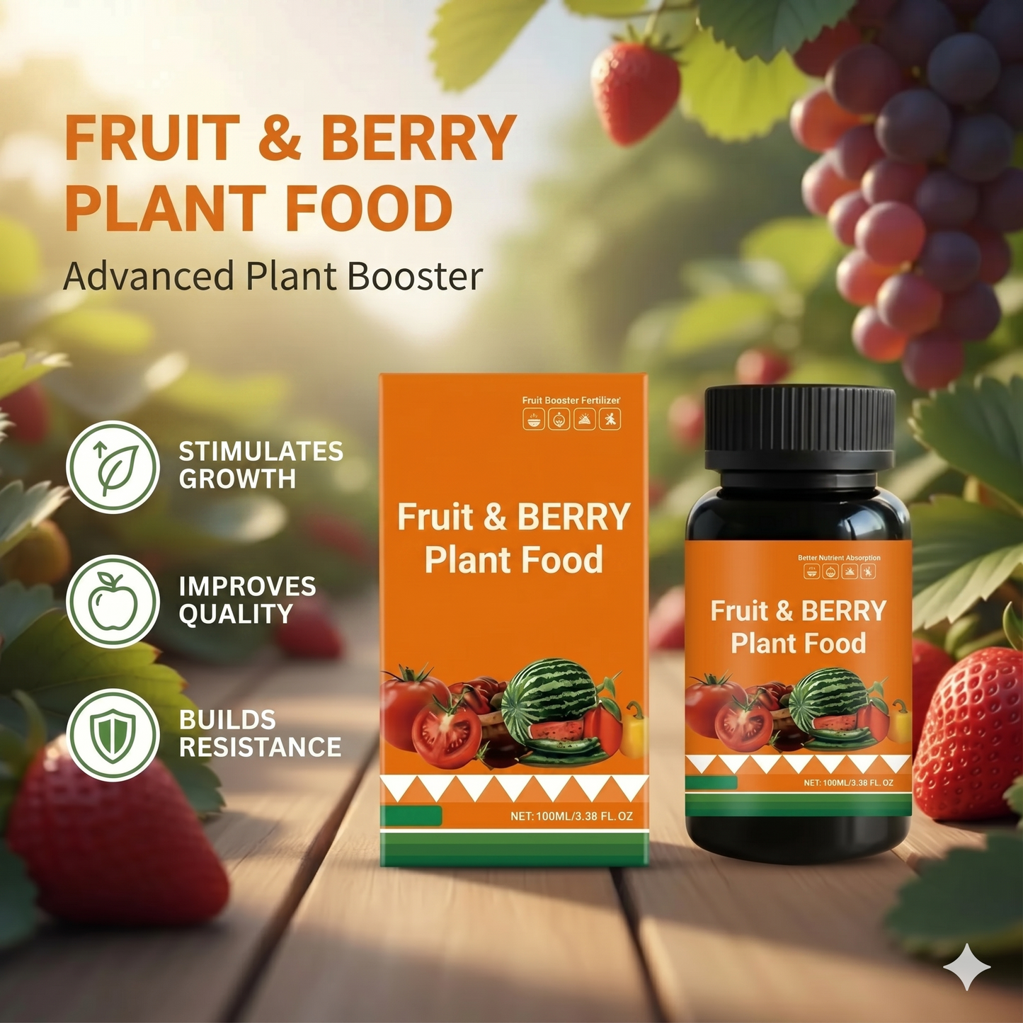 Fruit and berry plant food