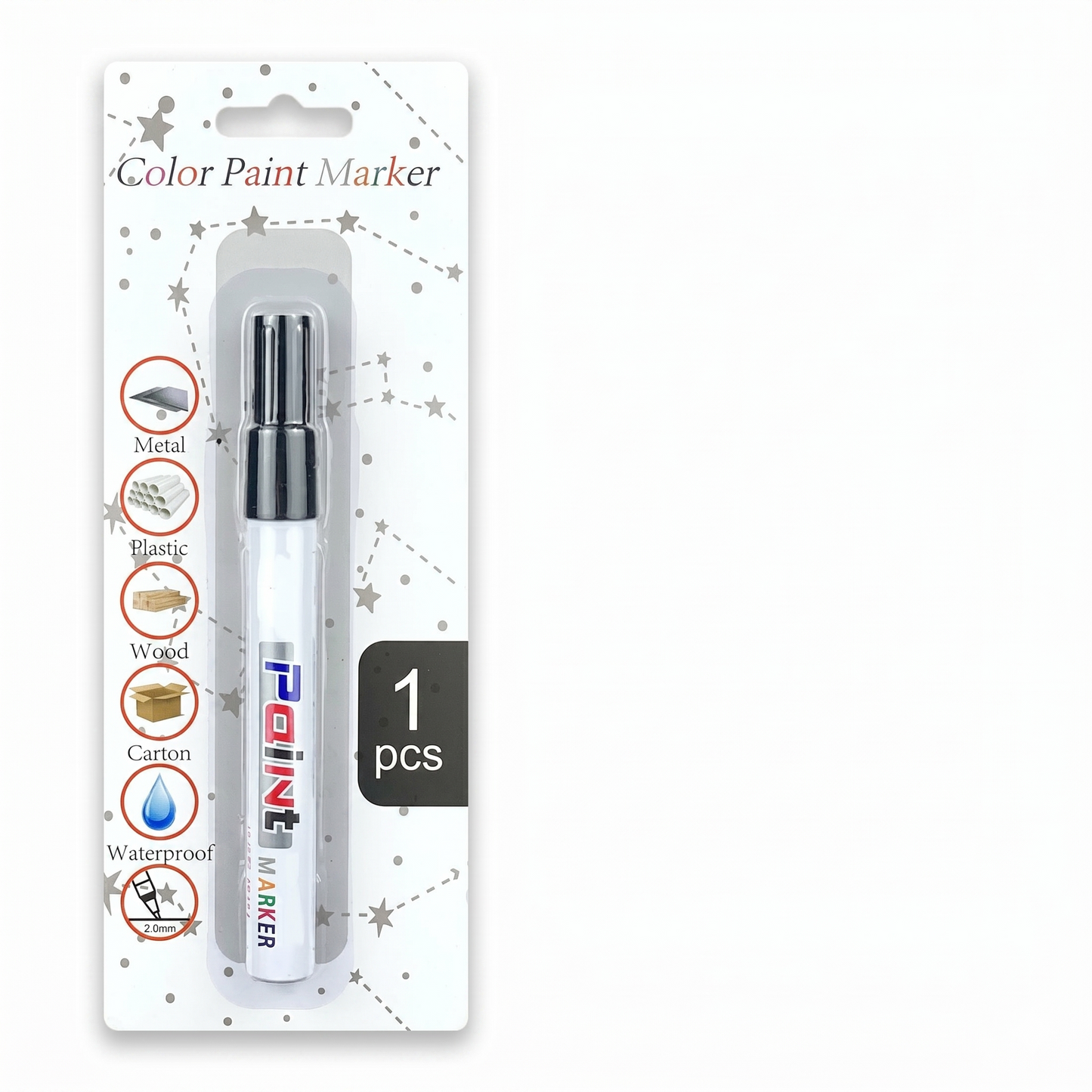 Waterproof oil-based paint marker for ceramics