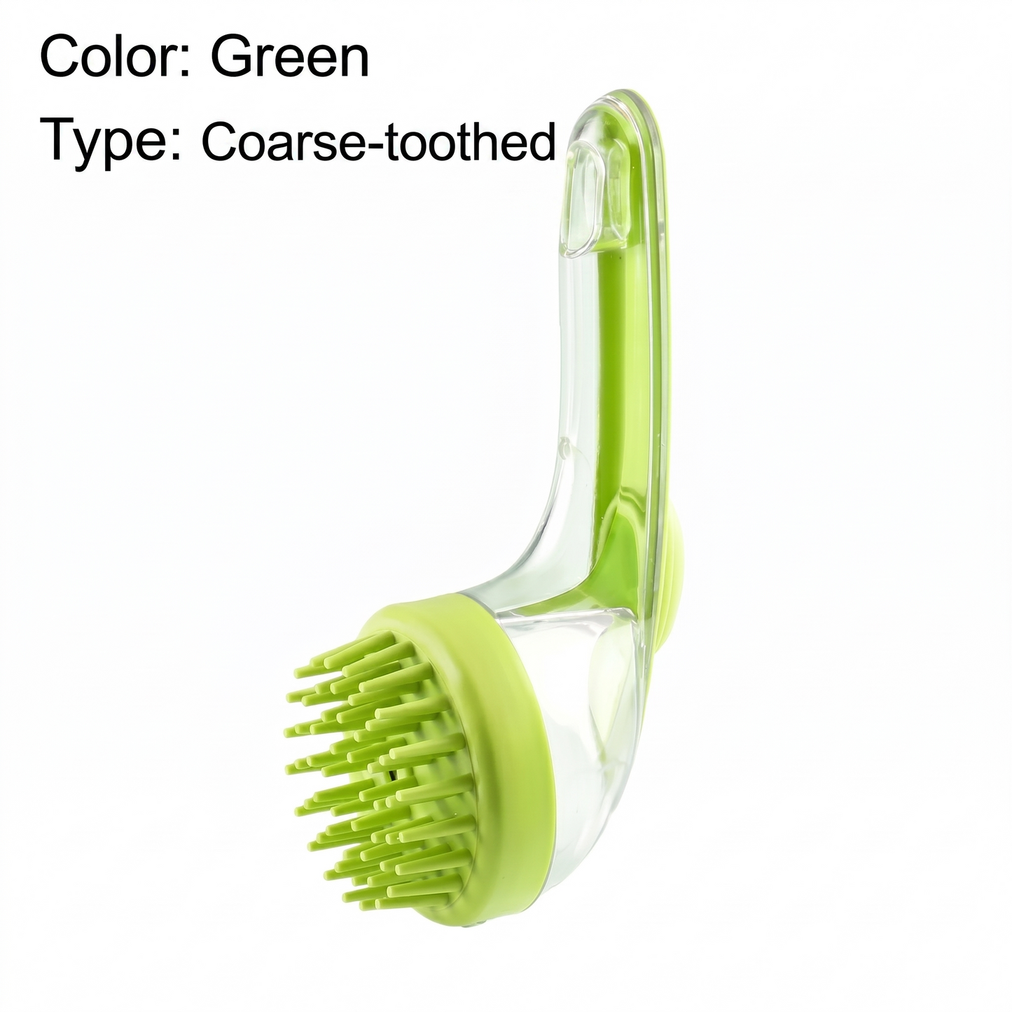 Pet Bath Brush with Long Handle & Shampoo Dispenser
