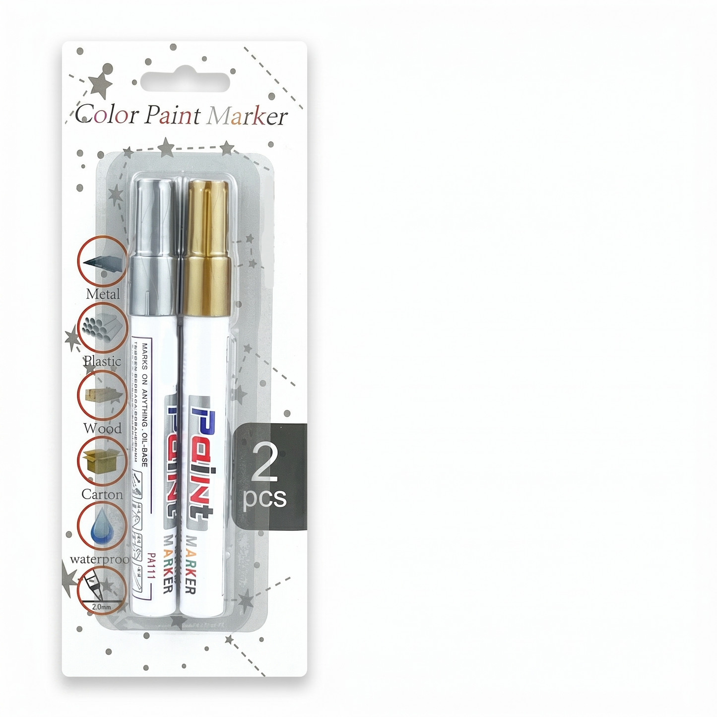 Waterproof oil-based paint marker for ceramics