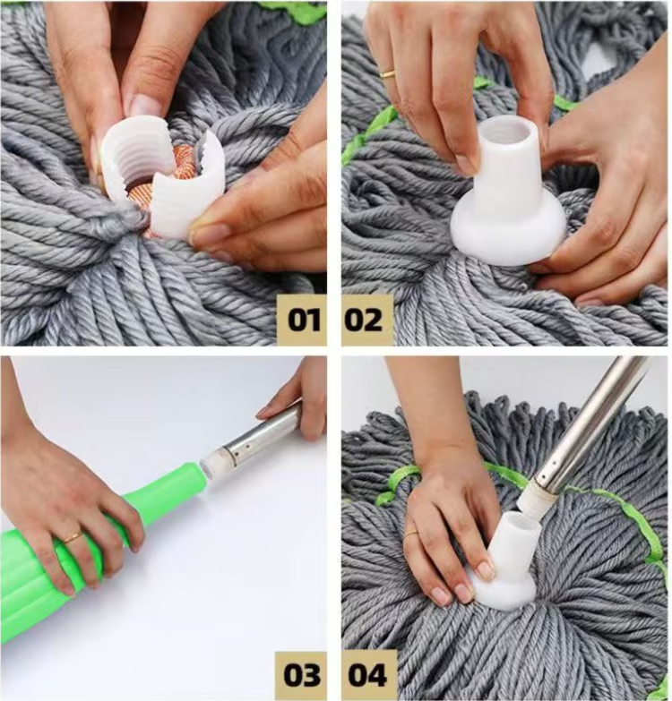 Microfiber absorbent mop
