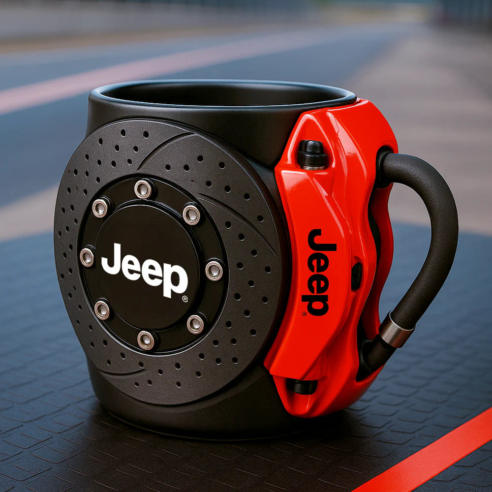 BRAKE PAD MUG – THE PERFECT COFFEE CUP FOR TRUE CAR LOVERS