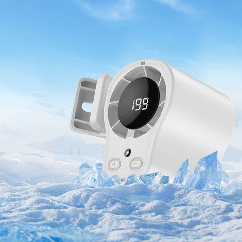 Fan with support arm – LED display