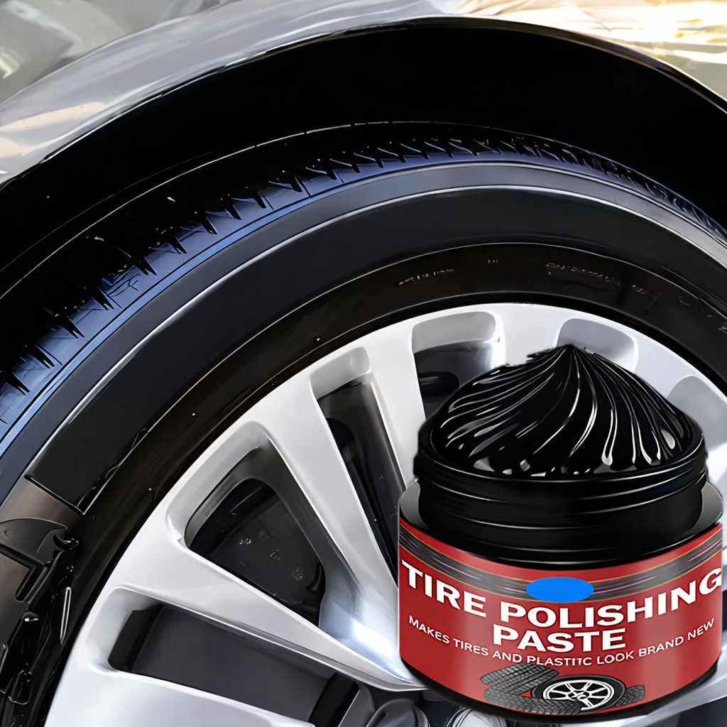 Car tire and trim restoration paste