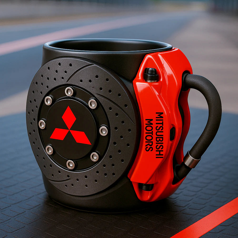 BRAKE PAD MUG – THE PERFECT COFFEE CUP FOR TRUE CAR LOVERS
