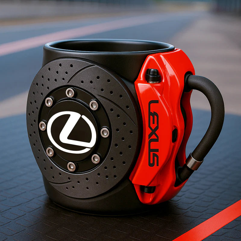 BRAKE PAD MUG – THE PERFECT COFFEE CUP FOR TRUE CAR LOVERS