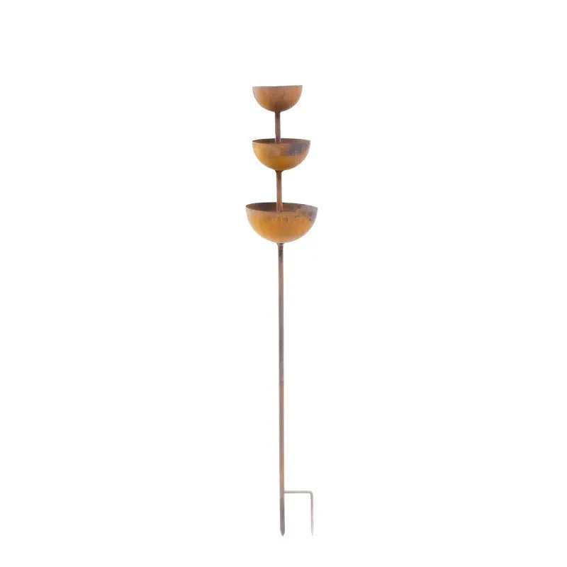 Rustic metal bird feeder