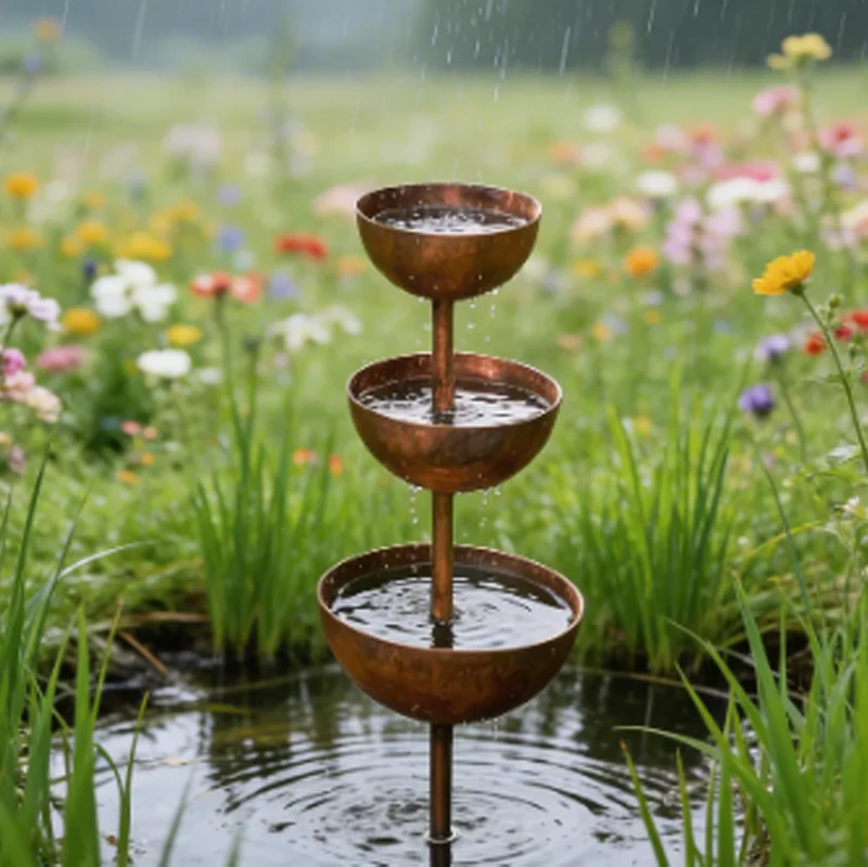 Rustic metal bird feeder