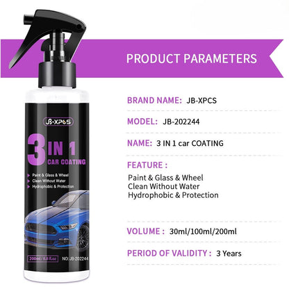 3-in-1 ceramic nano coating for cars